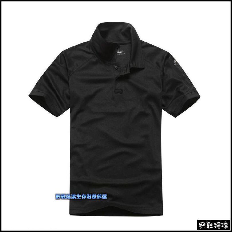 軍風短袖戰術POLO衫、速乾上衣【軍綠色】