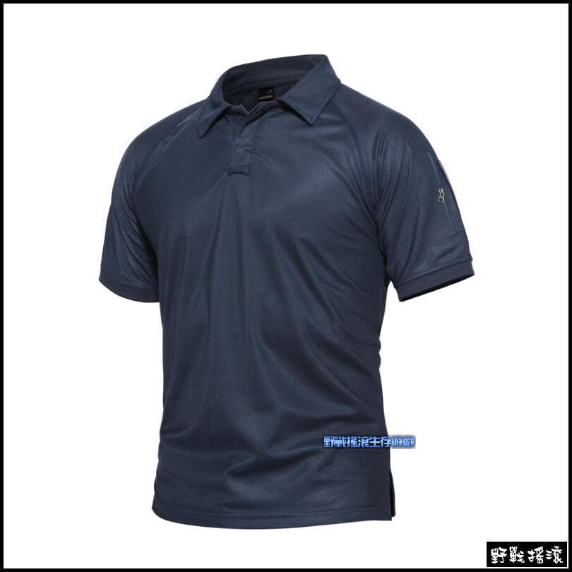 軍風短袖戰術POLO衫、速乾上衣【軍綠色】