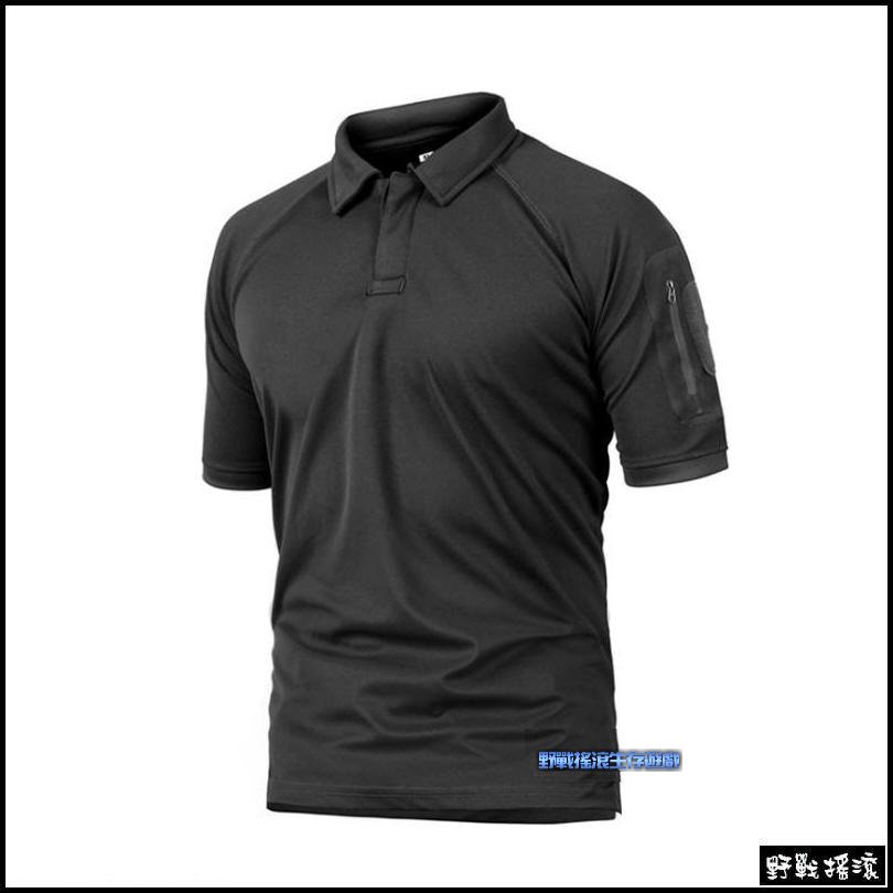 軍風短袖戰術POLO衫、速乾上衣【卡其色】