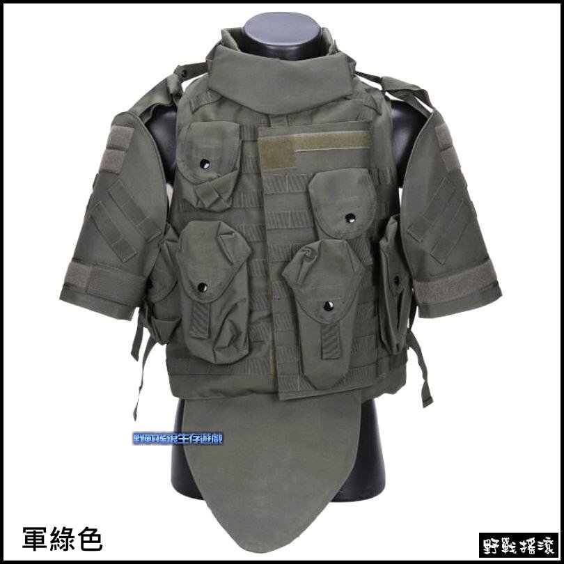 美軍OTV盔甲式防護戰術背心【泥色】 
