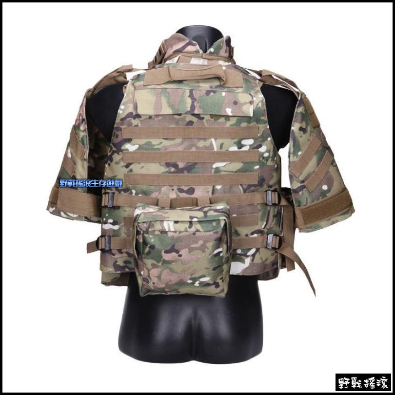 美軍OTV盔甲式防護戰術背心【泥色】 