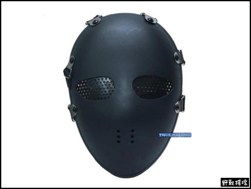 特警攻堅防彈鐵網面罩【黑色】涼山特勤隊