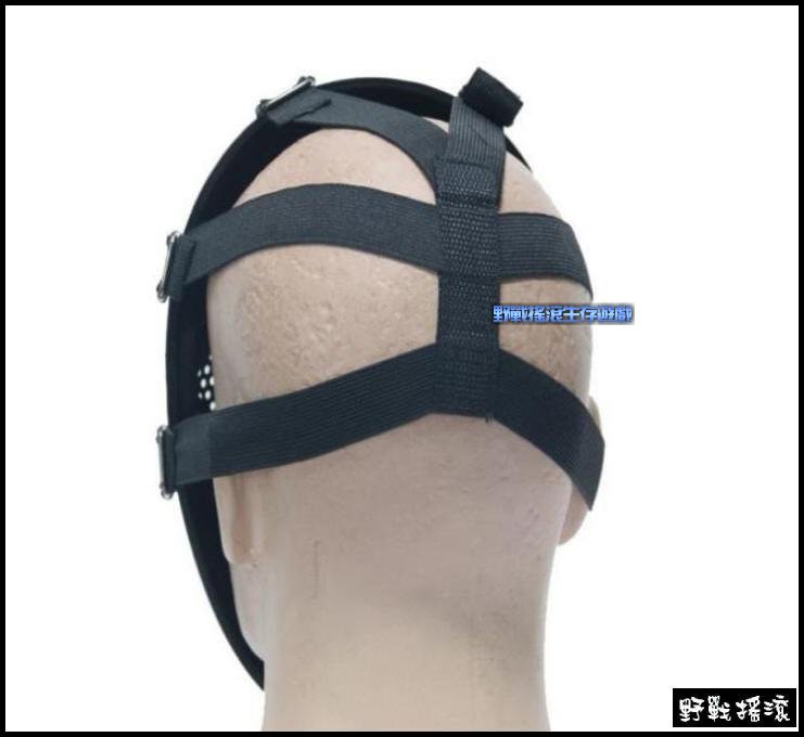 特警攻堅防彈鐵網面罩【黑色】涼山特勤隊