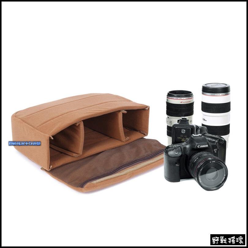 背包專用~高品質加厚相機內袋【狼棕色】