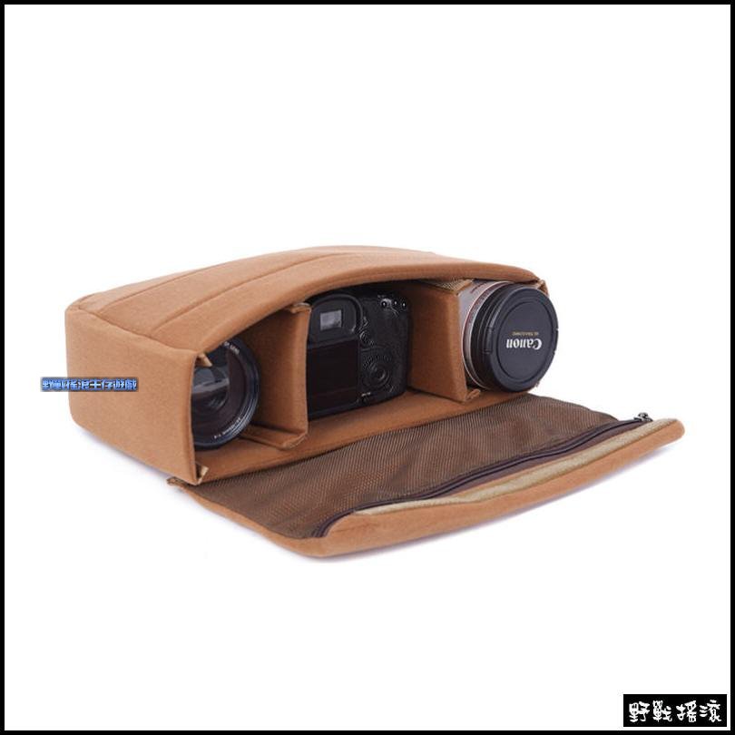 背包專用~高品質加厚相機內袋【狼棕色】