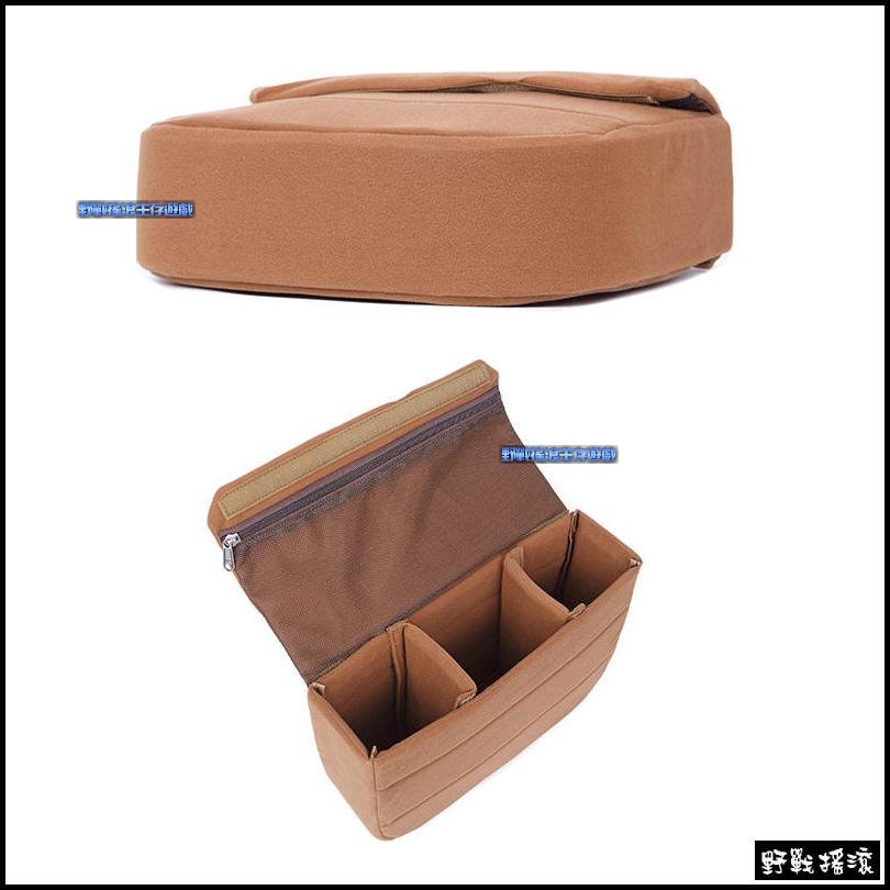 背包專用~高品質加厚相機內袋【狼棕色】