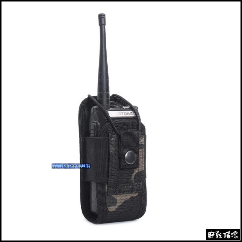 簡易型無線電袋、短對講機包【Multicam Black】