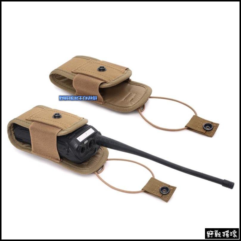 簡易型無線電袋、短對講機包【Multicam Black】