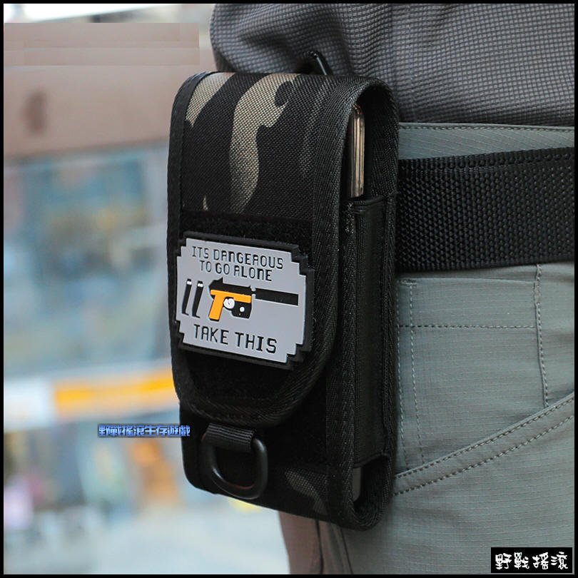 夜鷹 6吋智慧型手機袋【Multicam Black】