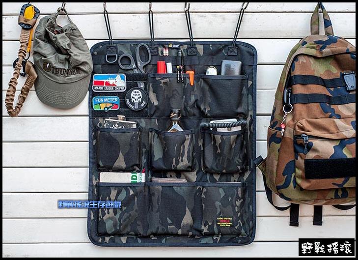 SECTOR SEVEN 軍風壁掛式收納掛板【軍綠色】