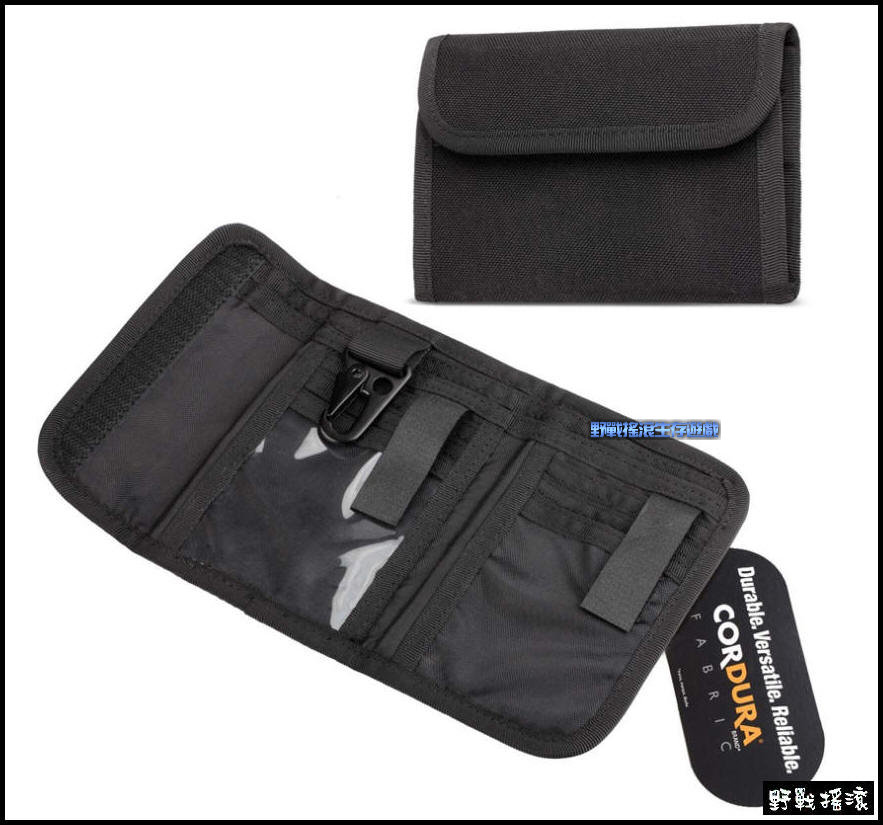 ROCO EDC 軍風戰術錢包、皮夾【黑色、狼棕色】