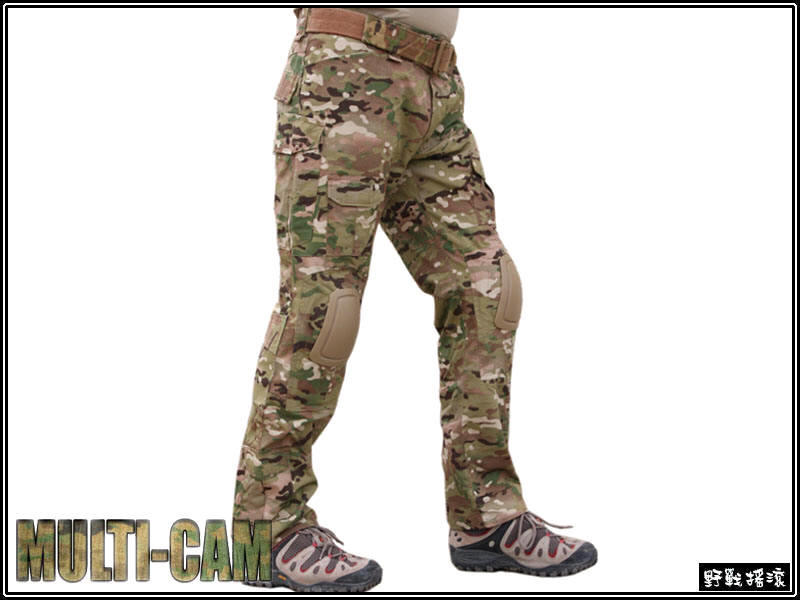 美軍 Gen2 戰術迷彩褲、作戰褲~ 含護膝【軍綠色】 