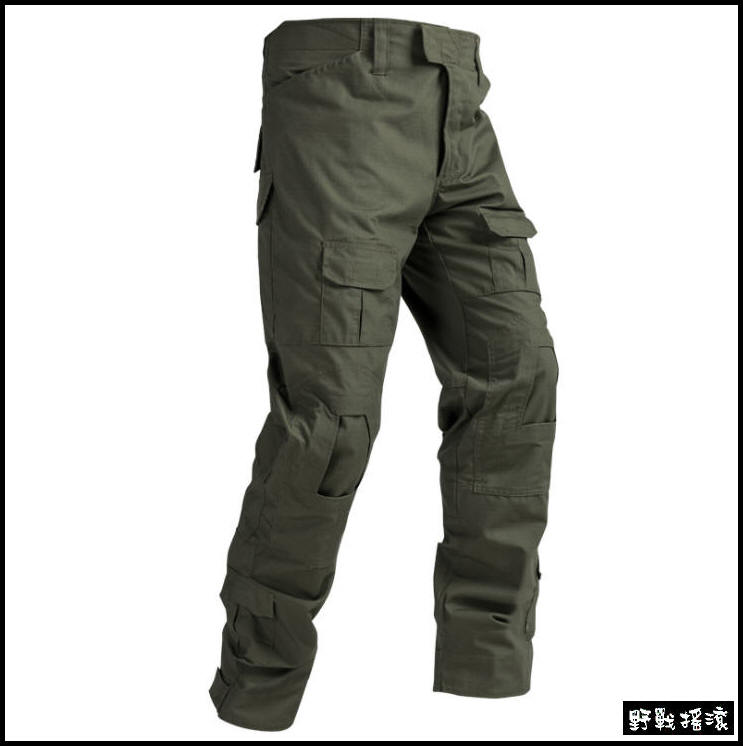 美軍 Gen2 戰術迷彩褲、作戰褲~ 含護膝【軍綠色】 