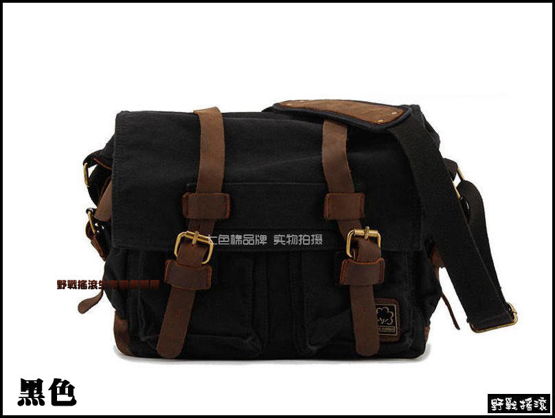 我是傳奇 復古軍風帆布側背包