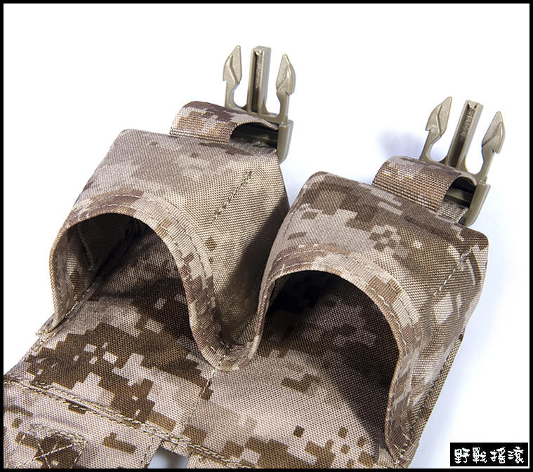 Flyye 雙聯手榴彈袋【狼棕色、黑色、遊騎兵綠色】 