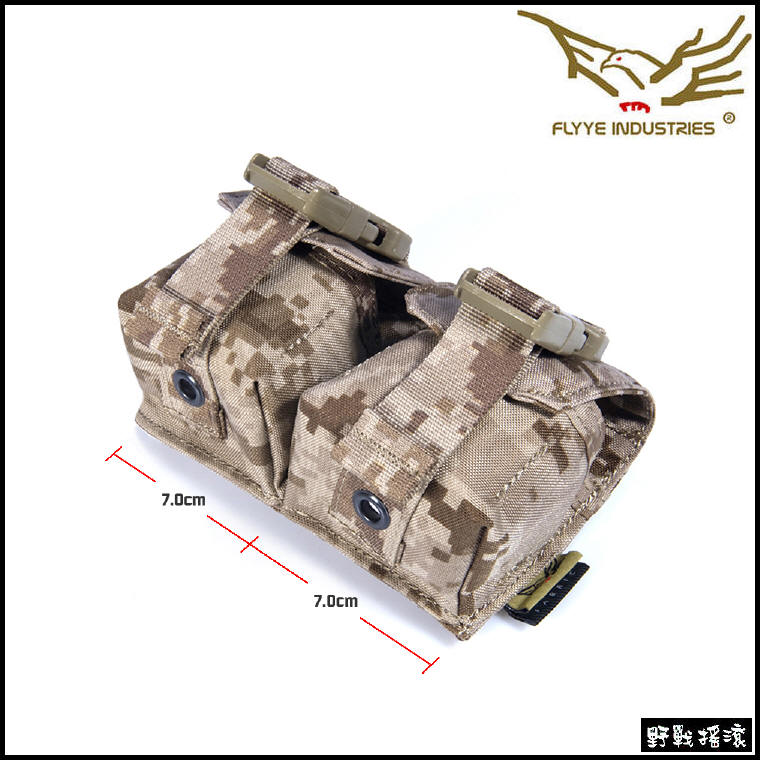 Flyye 雙聯手榴彈袋【Multicam】