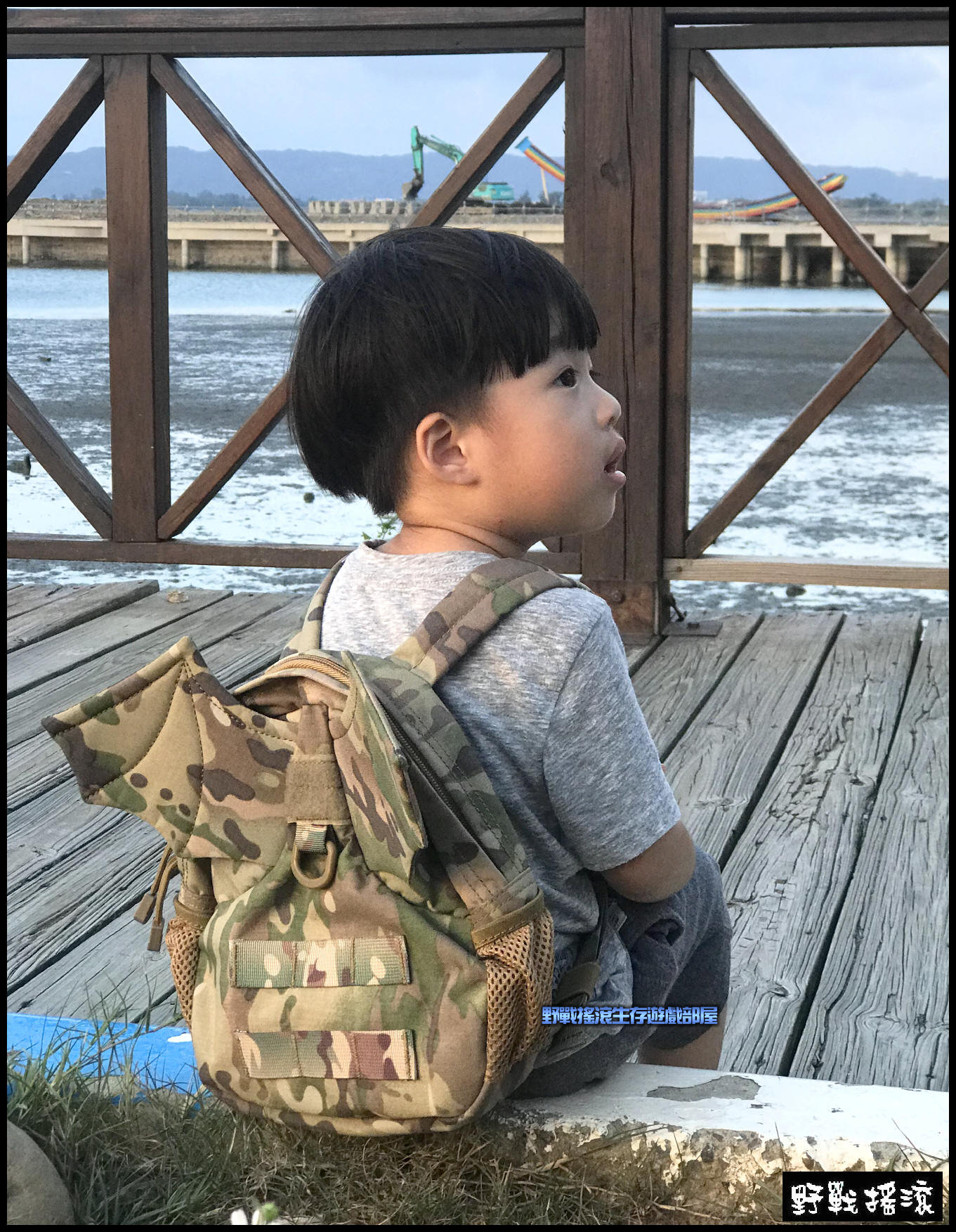 ROCKWAR 小惡魔翅膀迷彩背包