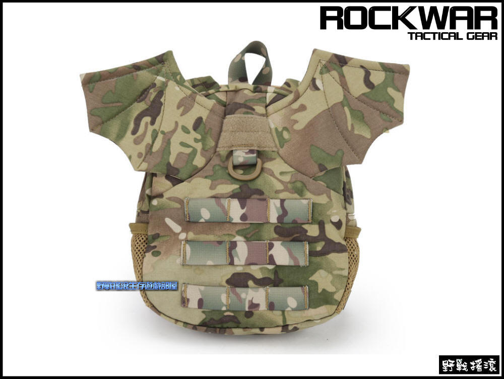 ROCKWAR 小惡魔翅膀迷彩背包