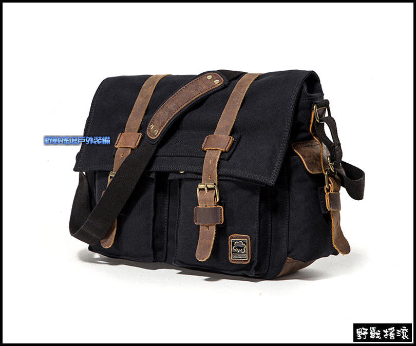 復古軍風帆布單眼相機包~含相機內袋