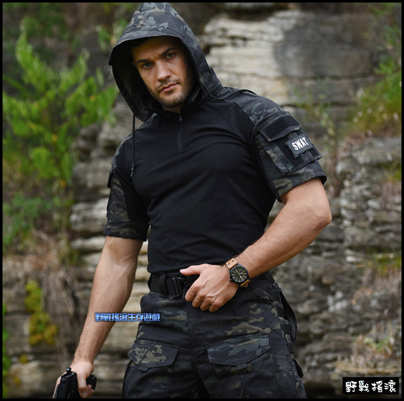 刺客短袖青蛙裝上衣【Multicam Black】