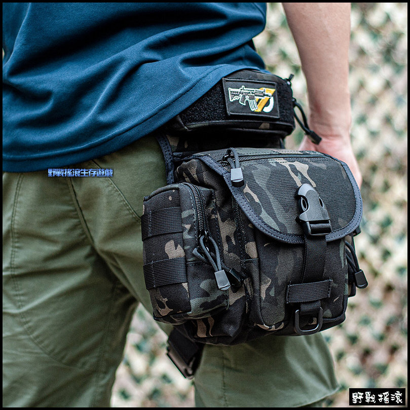 SECTOR SEVEN 戰術腿掛包、腰腿包【MultiCam Black】