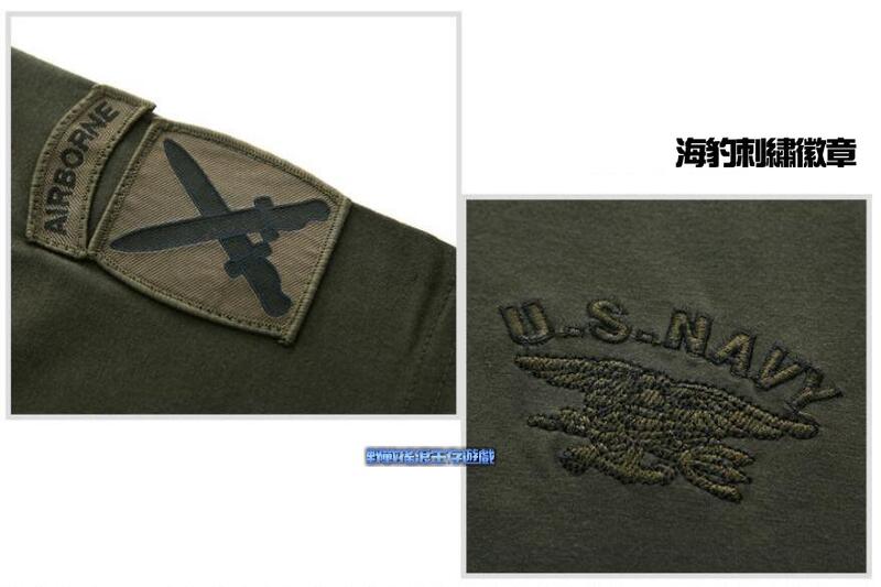 美軍海豹部隊徽章戰術T恤