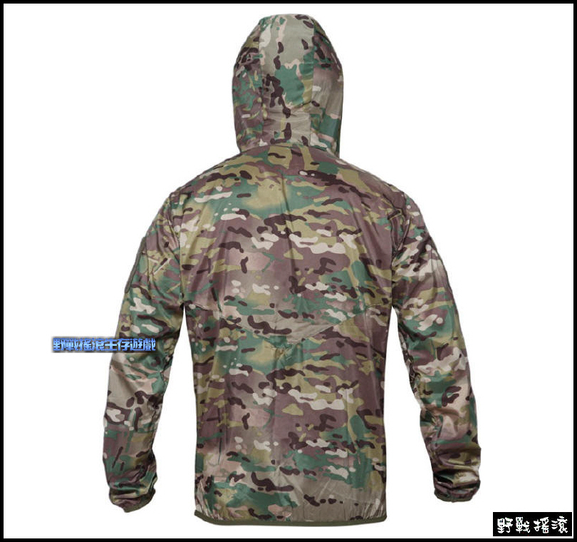 魔蠍迷彩連帽皮膚衣