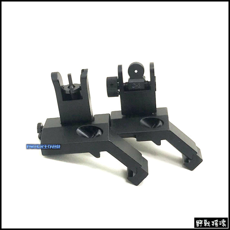 45度斜角前後折疊準星組