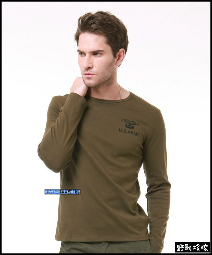 美軍101 空降師長袖純棉T恤