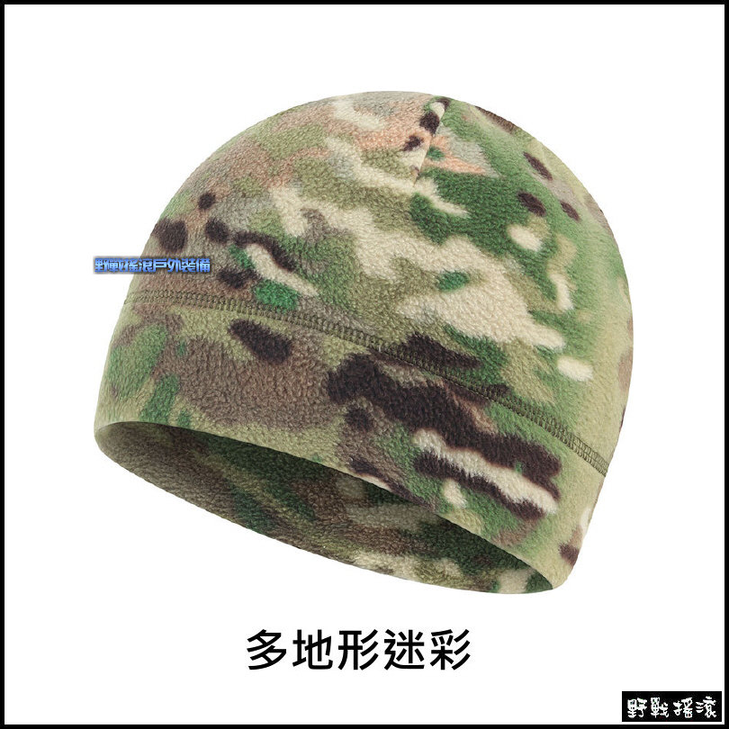 冬季保暖迷彩抓絨帽、毛帽