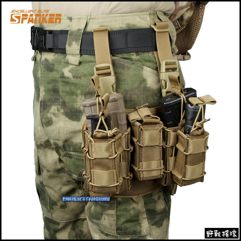 SPANKER TACO 快拔式步槍+手槍腿掛彈匣袋