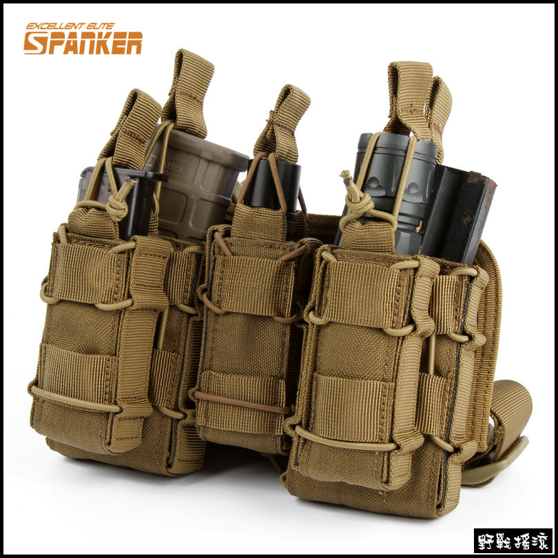 SPANKER TACO 快拔式步槍+手槍腿掛彈匣袋