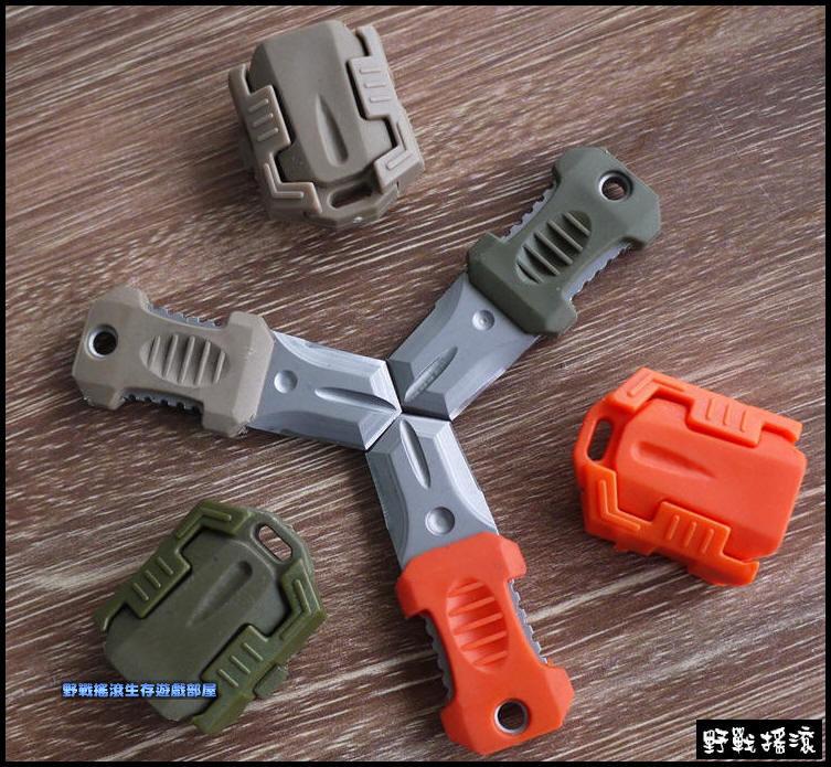 甲殼蟲 MOLLE織帶扣刀、背包扣迷你刀