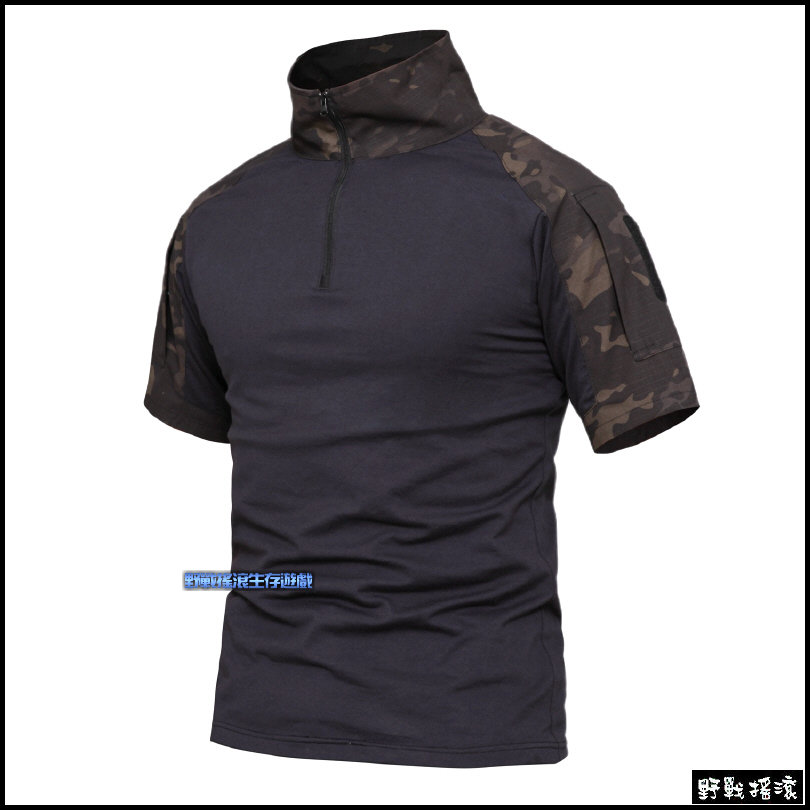 短袖青蛙裝戰術上衣【軍綠色】