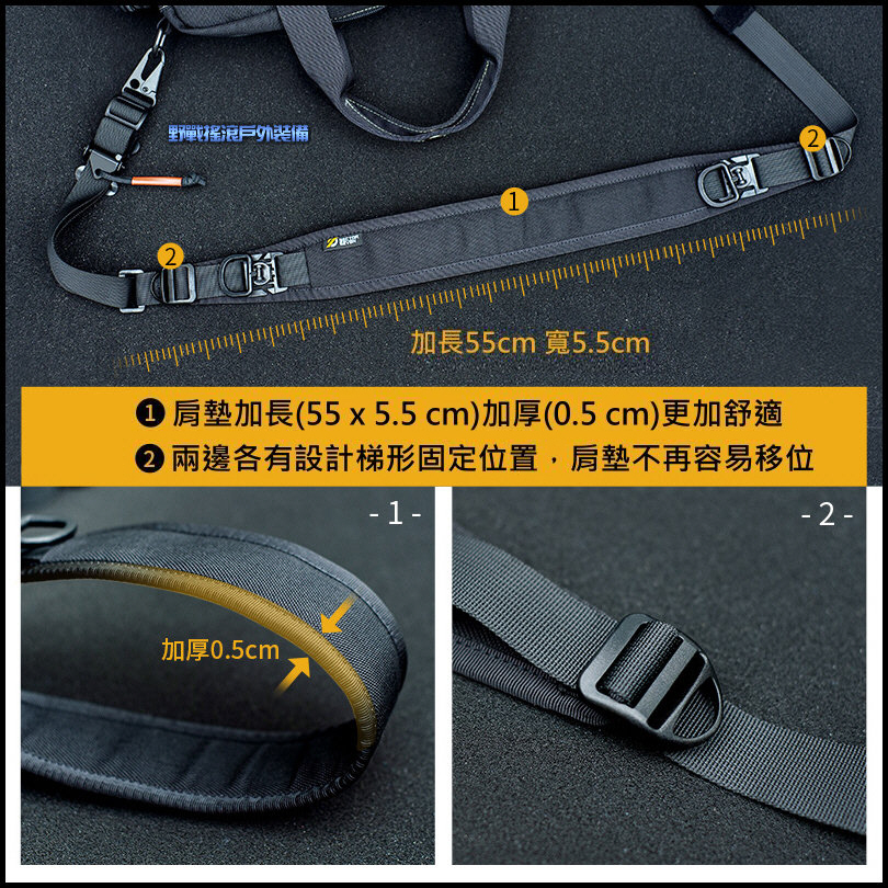 SECTOR SEVEN 多功能戰術背帶、背包背帶