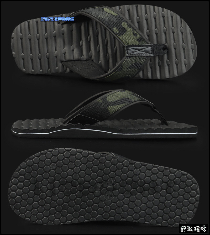 軍風迷彩拖鞋、夾腳拖鞋