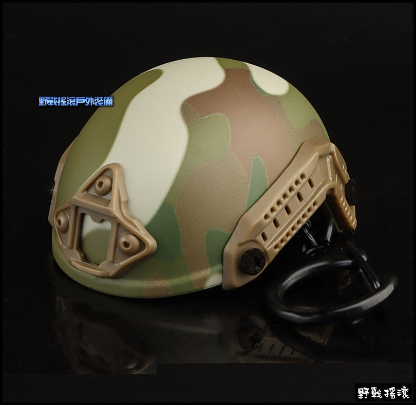 FAST 戰術頭盔造型鑰匙圈開瓶器