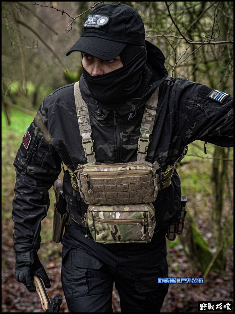獵豹多功能戰術胸前包、胸包