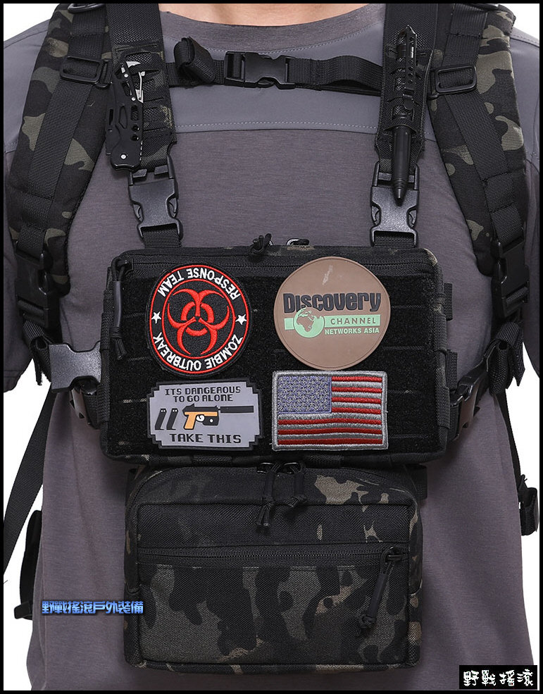 獵豹多功能戰術胸前包、胸包