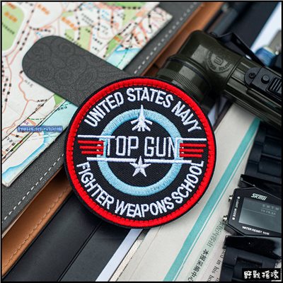 TOP GUN 美國海軍飛行員 刺繡臂章、肩章、徽章