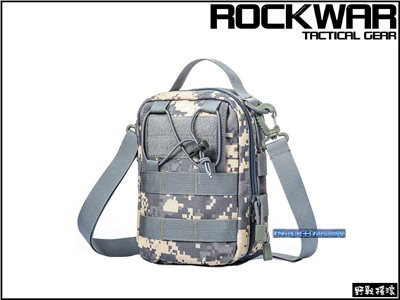 ROCKWAR 側背式戰術醫療包【ACU迷彩】