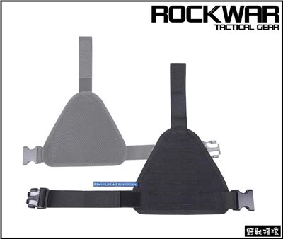 ROCKWAR Molle 戰術三角腿掛板【黑色】