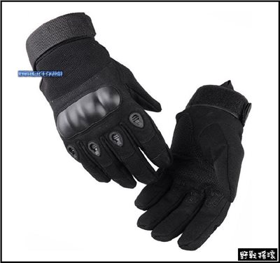 美軍戰術攻擊全指手套 【黑色】