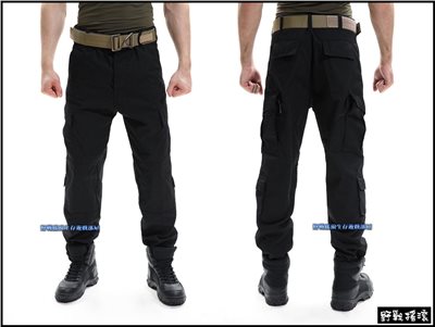 美軍黑色特警戰術長褲