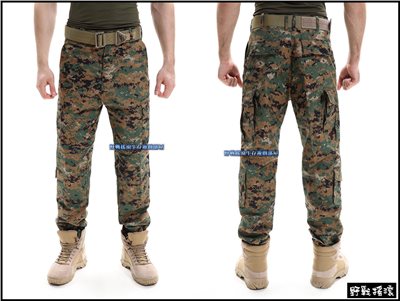 美軍數位叢林戰術迷彩褲
