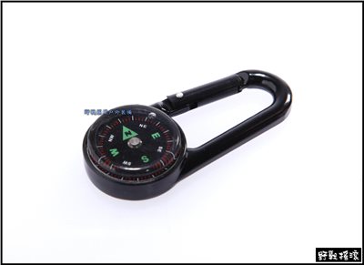 鋅合金指南針登山扣、D型扣環