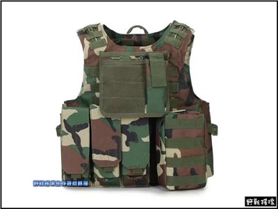美軍FSBE兩棲部隊戰術背心【美軍叢林迷彩】
