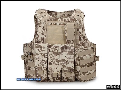 美軍FSBE兩棲部隊戰術背心【數位沙漠迷彩】