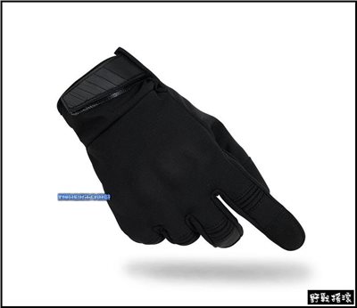 隱藏式硬殼戰術手套【黑色】
