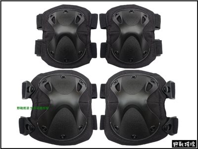 變形金剛生存遊戲護具組【黑色】護膝&護肘